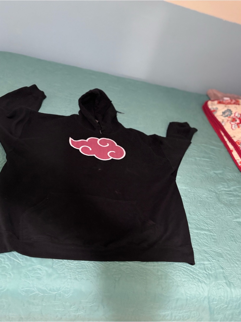 Naruto Shippuden Akatsuki Cloud Pullover Hoodie – Black